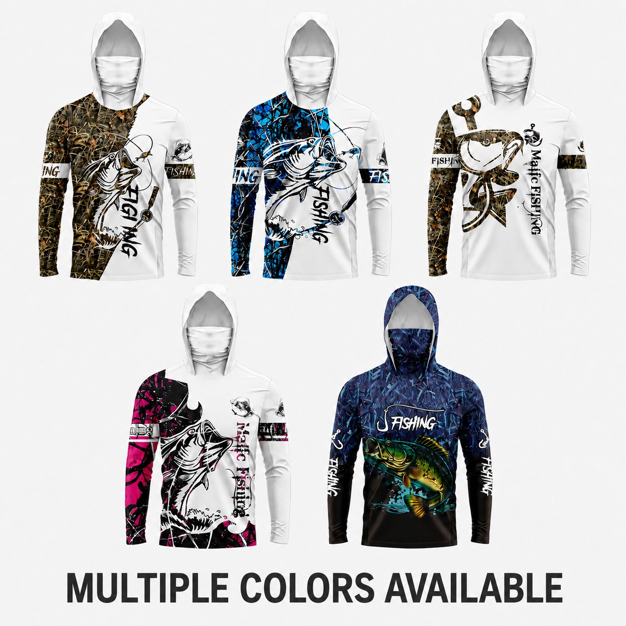 Fishing Shirt Uv Protection - MALFC 1PC Maglietta da Pesca con