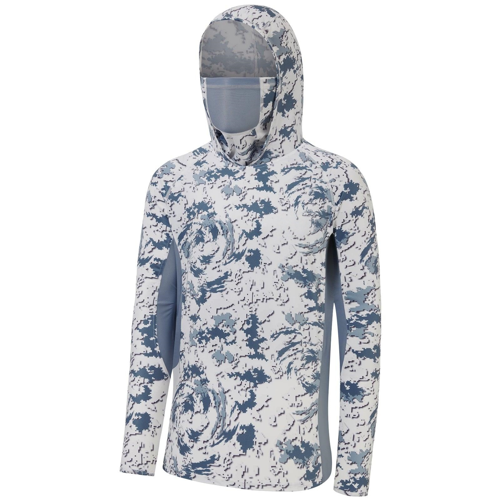 Maglia da uomo con cappuccio e - Fishing Mask Sun Protection recensione e prezzo