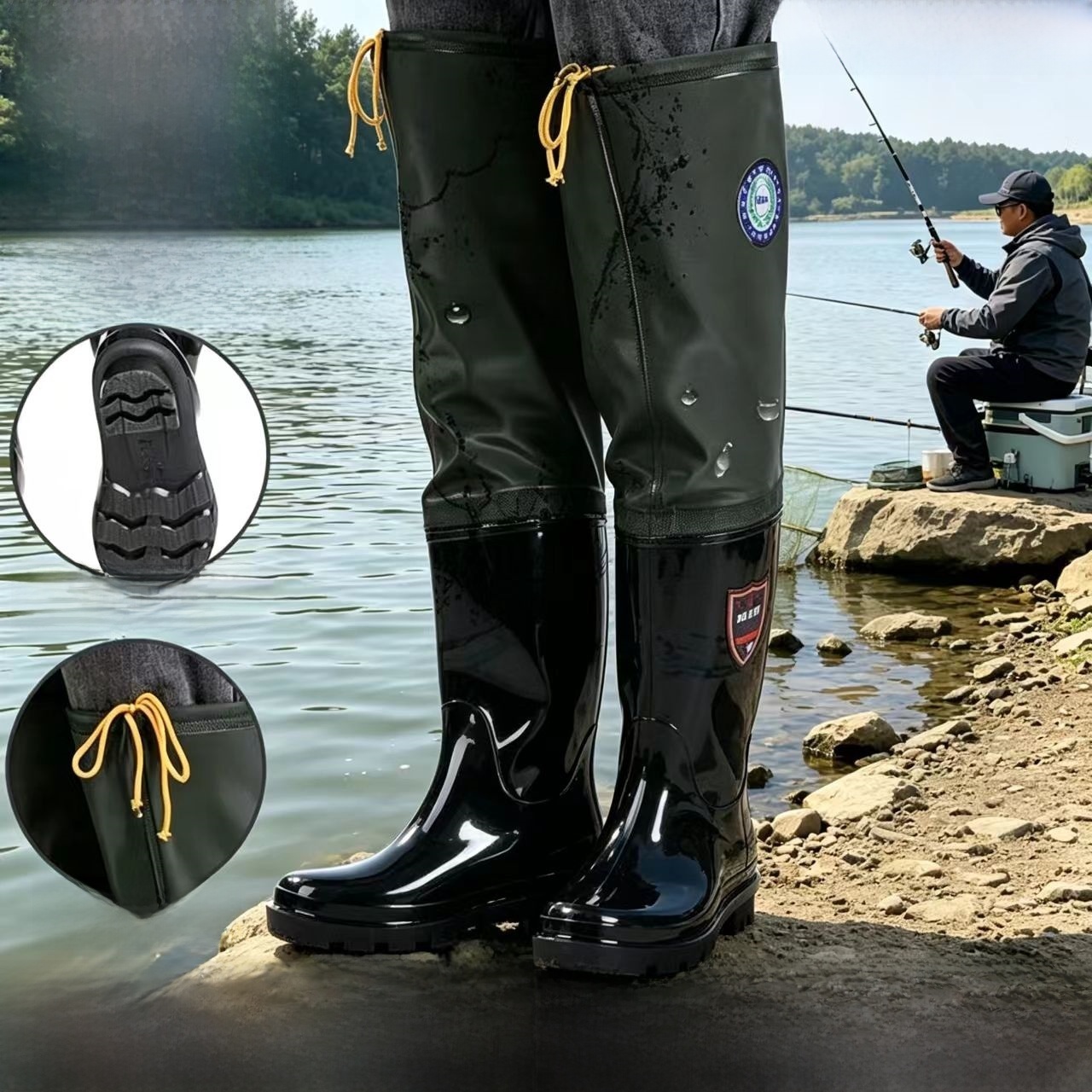 Stivali da pioggia sopra il gi - Fishing Pants Waterproof recensione e prezzo